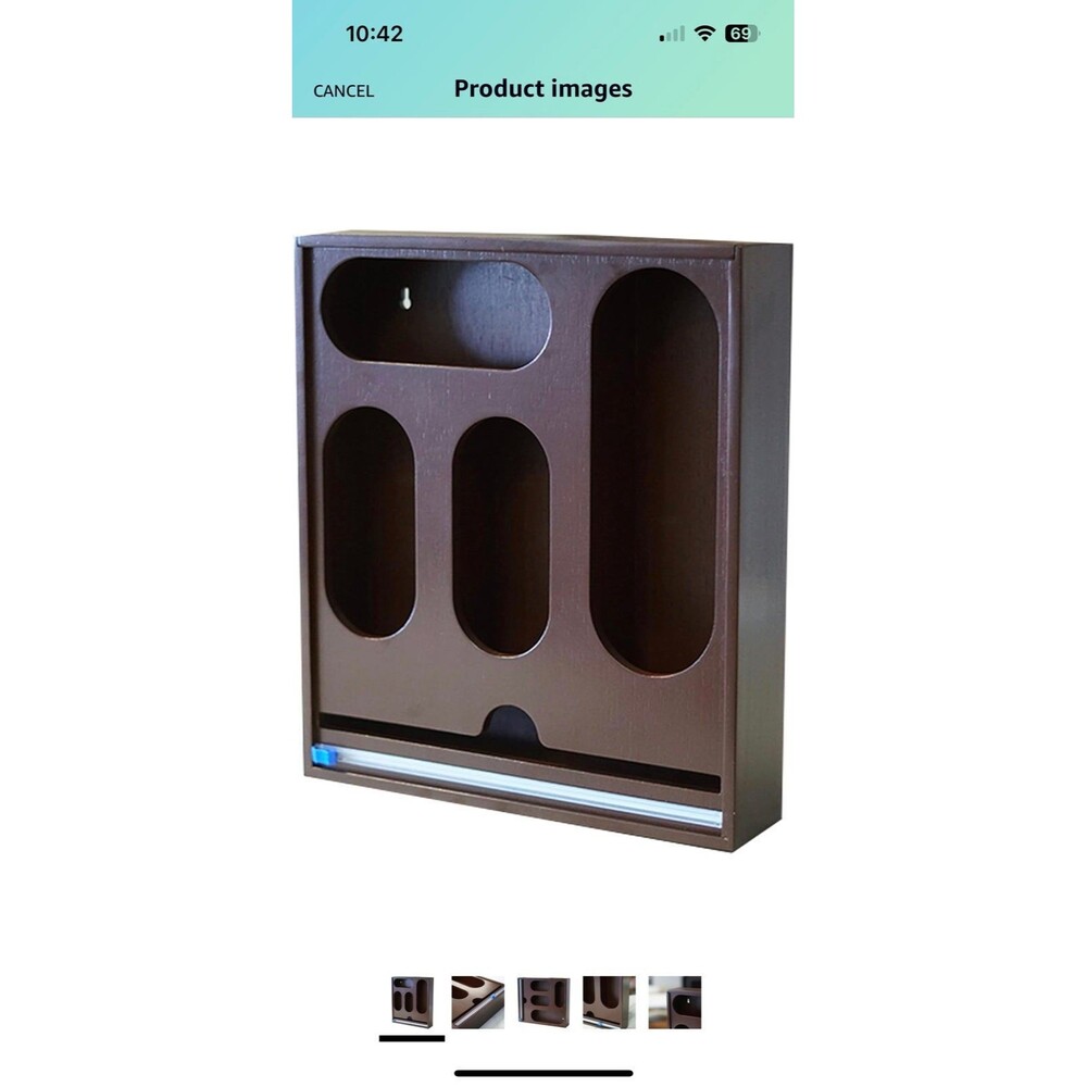 Kitchen Drawer Organizer Foil Plastic Wrap Baggies Labels Hanging FREE SHIPPIING